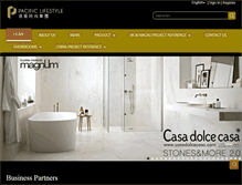 Tablet Screenshot of pacificbuilding.com.hk